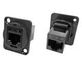 Coupler, Straight, CAT5e, RJ45 Socket - RJ45 Socket